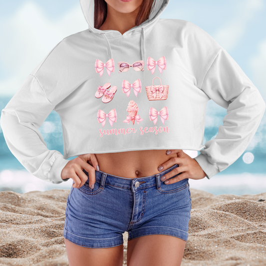 Summer Season Crop Hoodie