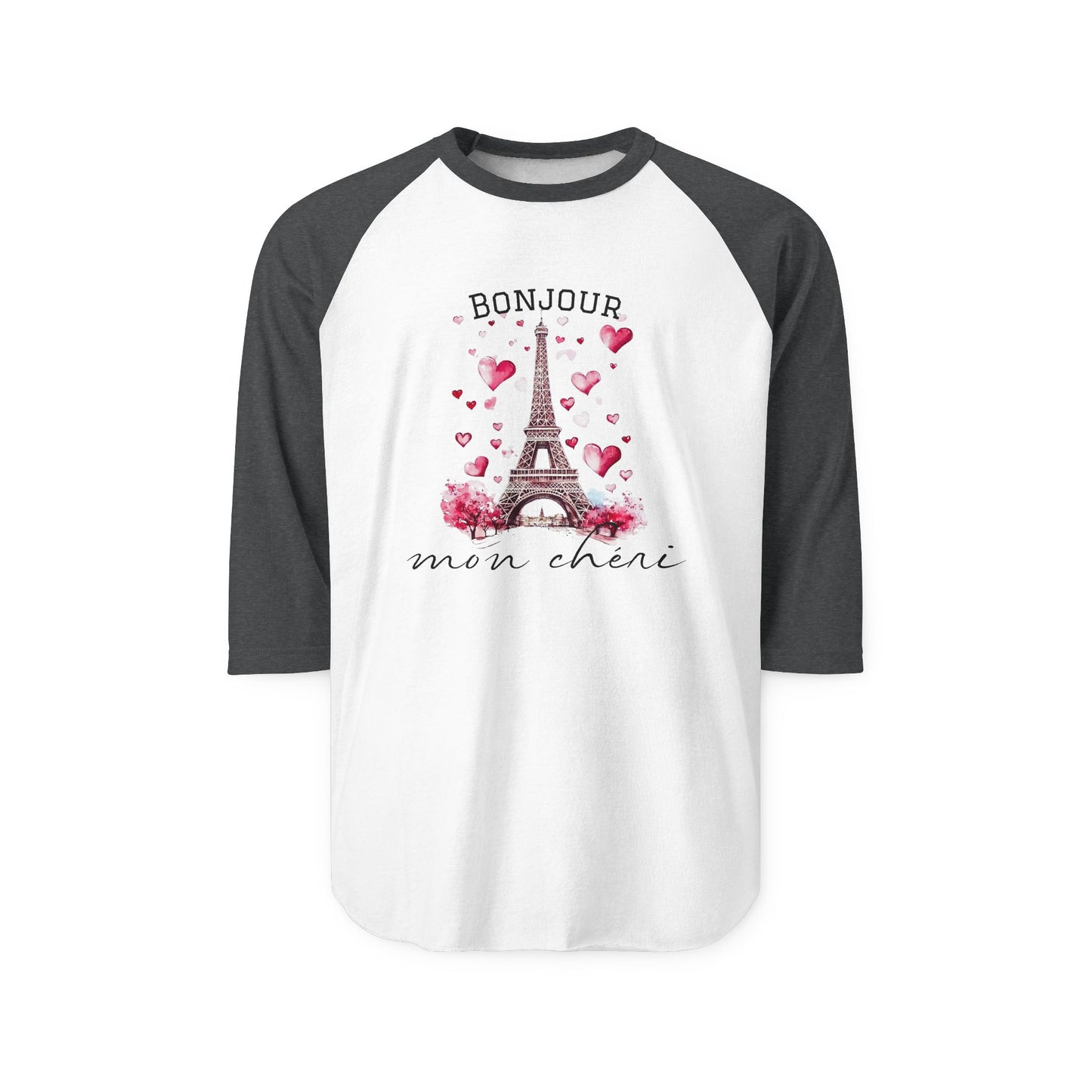 Bonjour Mon Chéri Baseball Tee