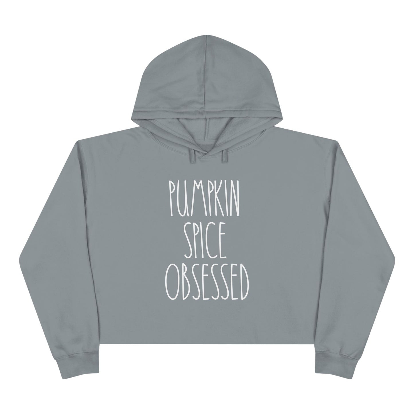 Pumpkin Spice Obsessed Crop Hoodie