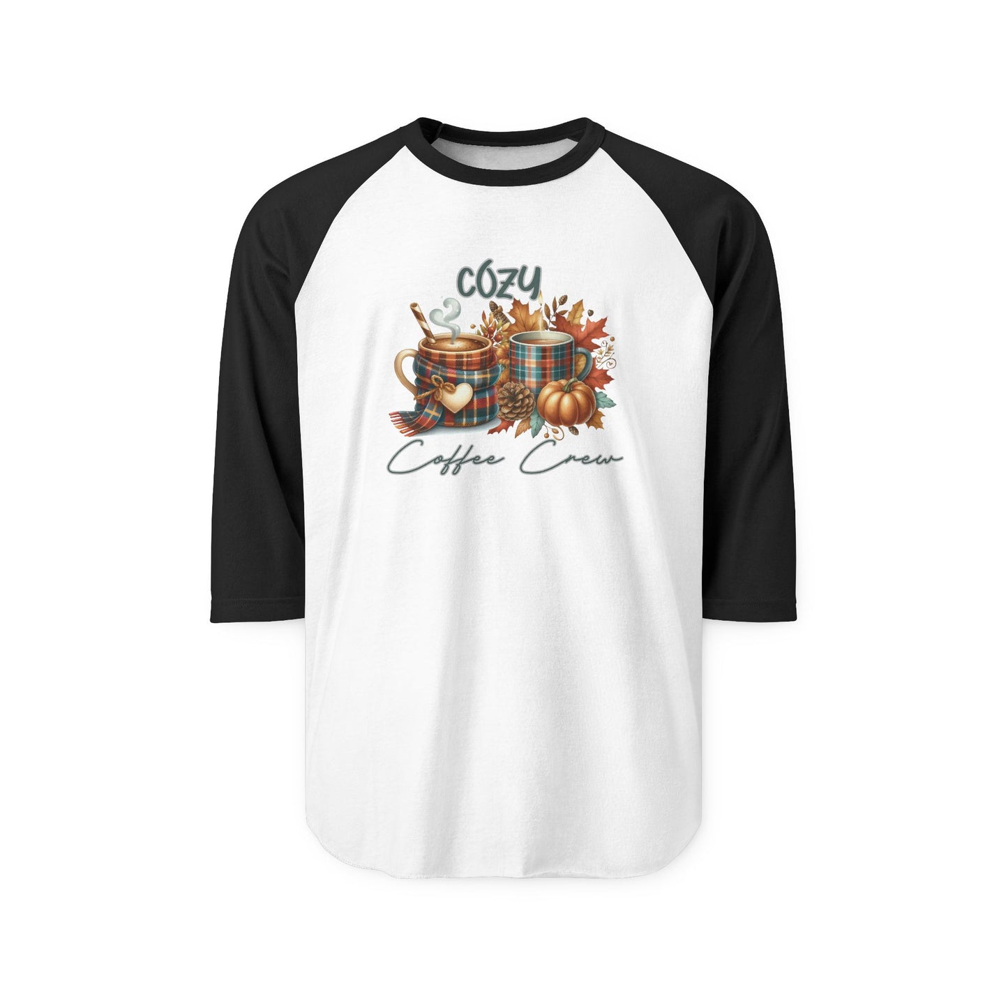 Cozy Coffee Crew Baseball Tee