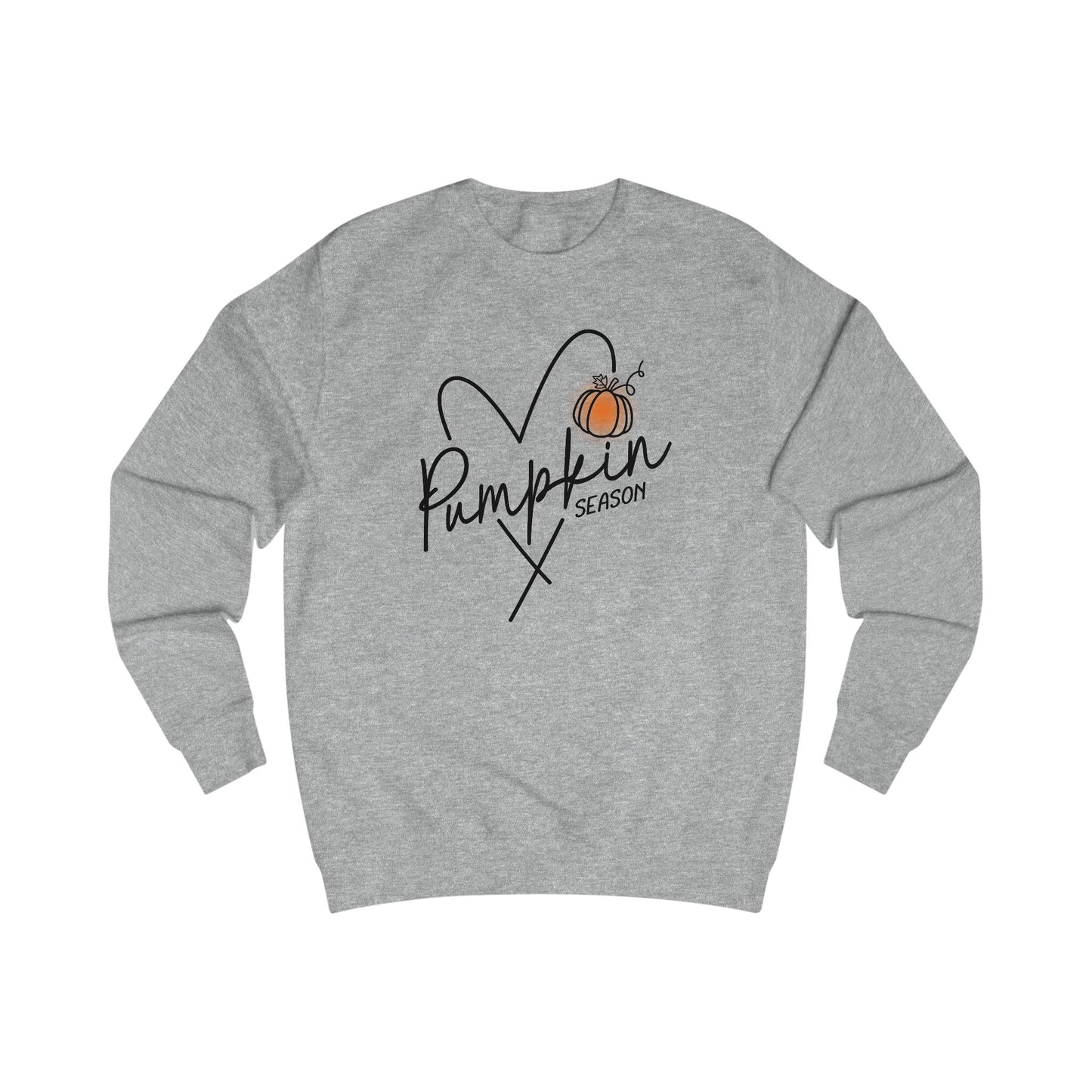 Pumpkin Season Heart Crewneck Sweatshirt