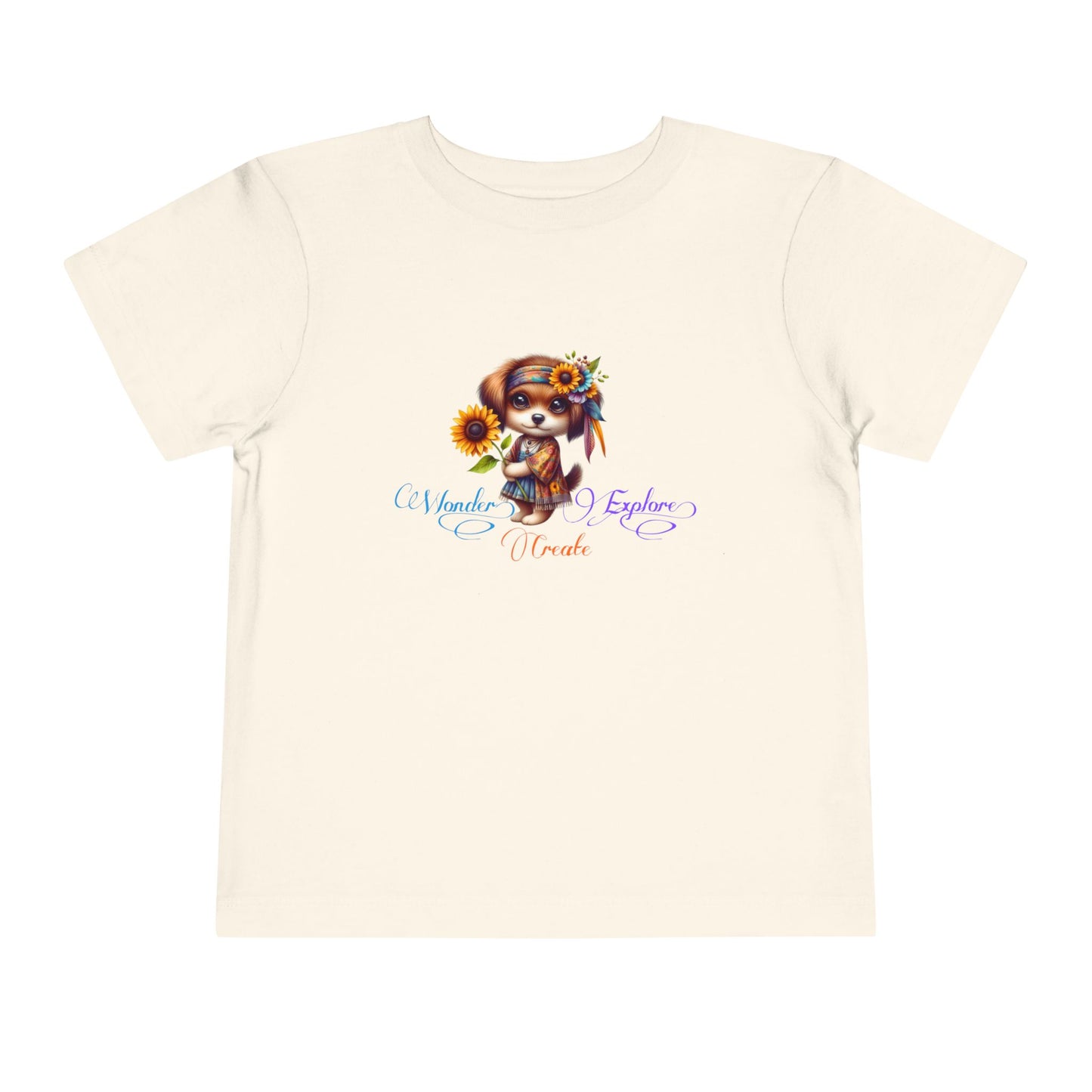 Wonder, Explore, Create Toddler T-Shirt