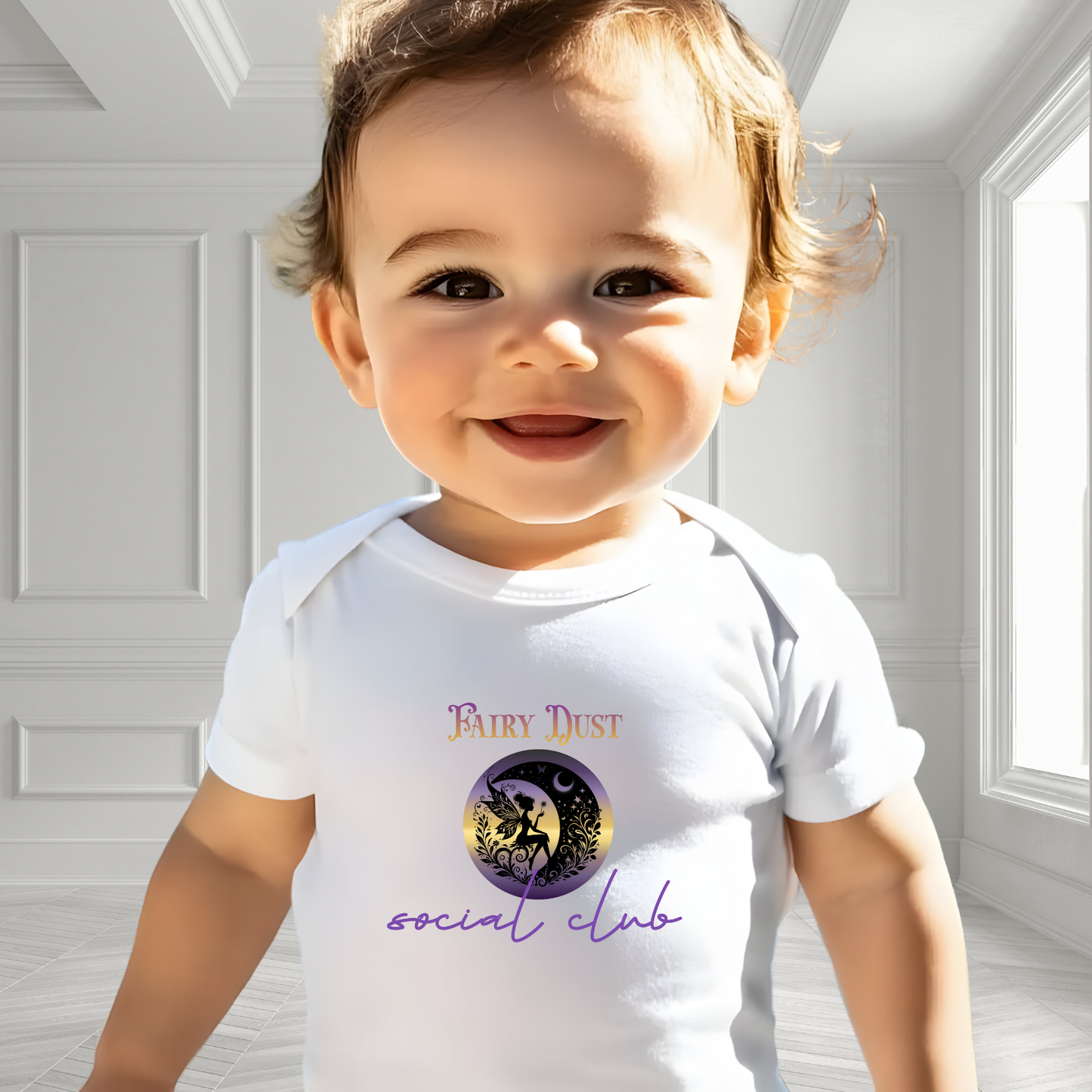 Fairy Dust Social Club Infant Short Sleeve Onesie