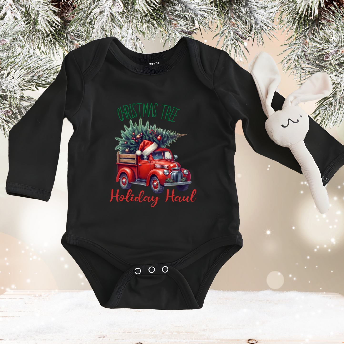 Holiday Haul Infant Long Sleeve Onesie