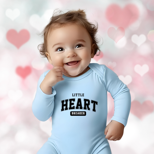 Little Heart Breaker Long Sleeve Onesie