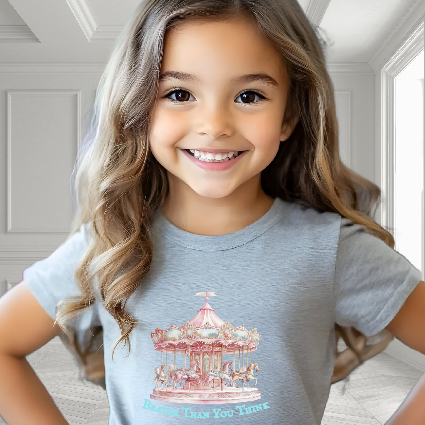 Braver Than You Think Kid's T-Shirt