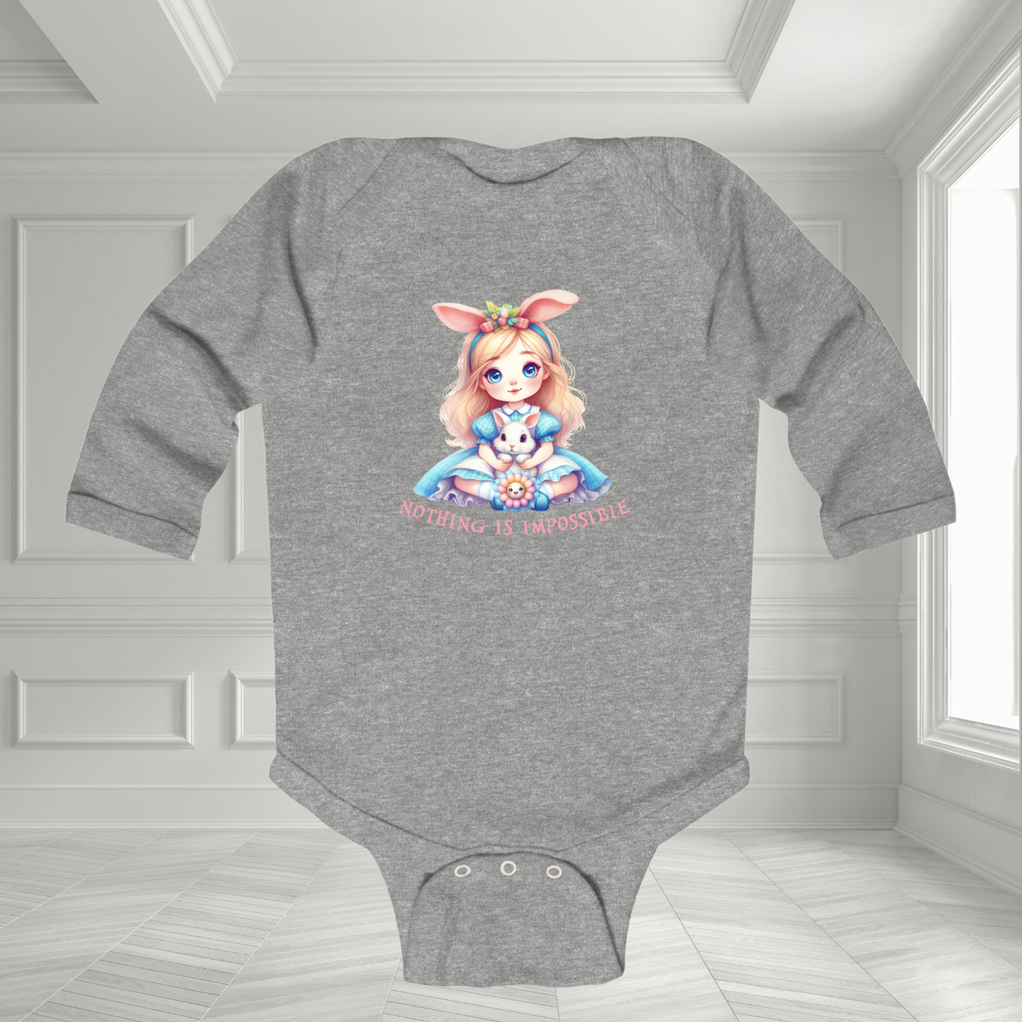 Nothing Is Impossible Infant Long Sleeve Onesie