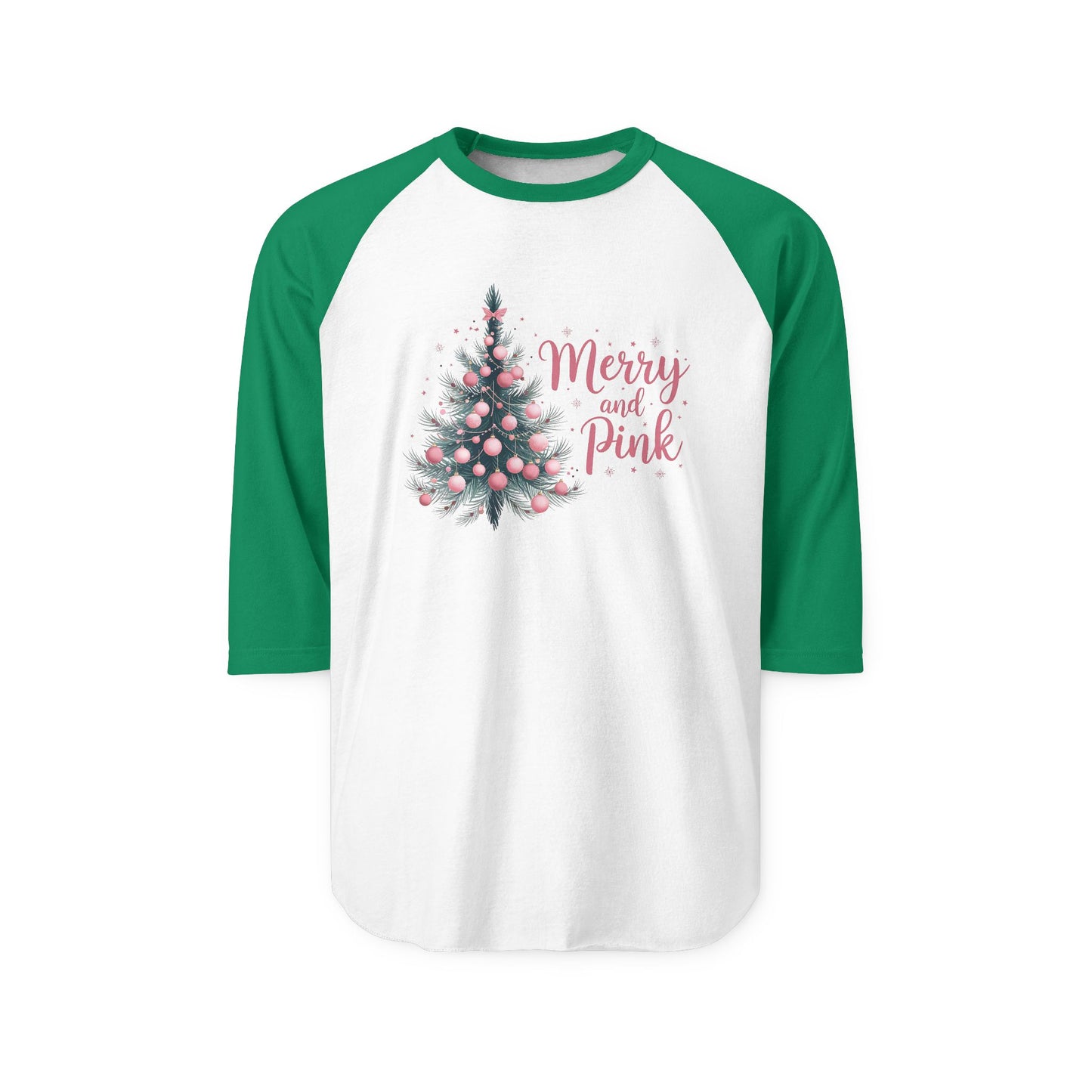 Merry And Pink Baseball Tee