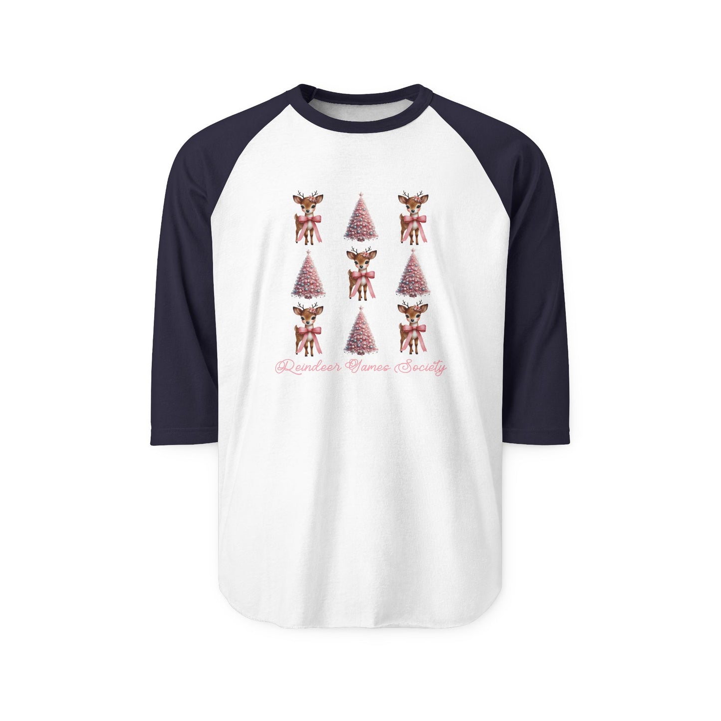 Reindeer Games Society Baseball Tee