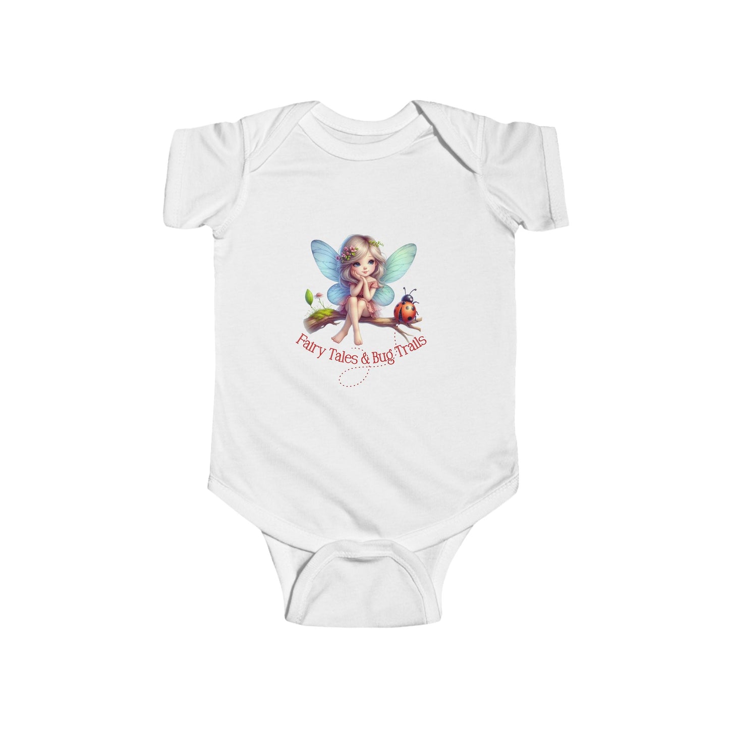Fairy Tales & Bug Trails Infant Short Sleeve Onesie