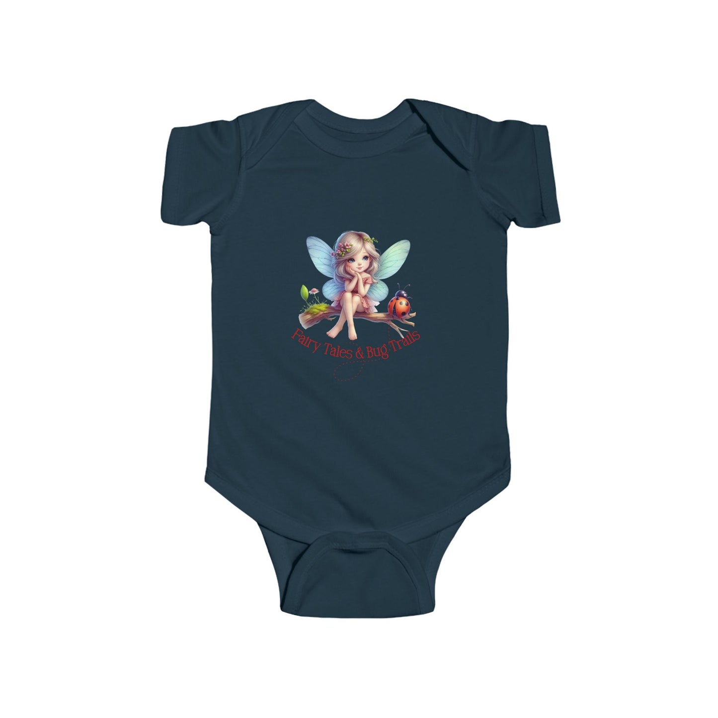 Fairy Tales & Bug Trails Infant Short Sleeve Onesie