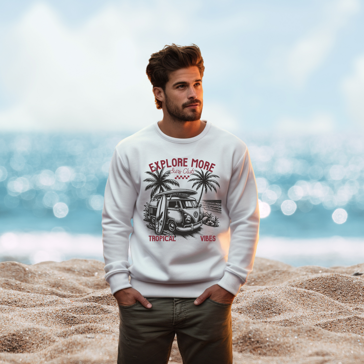 Explore More Crewneck Sweatshirt