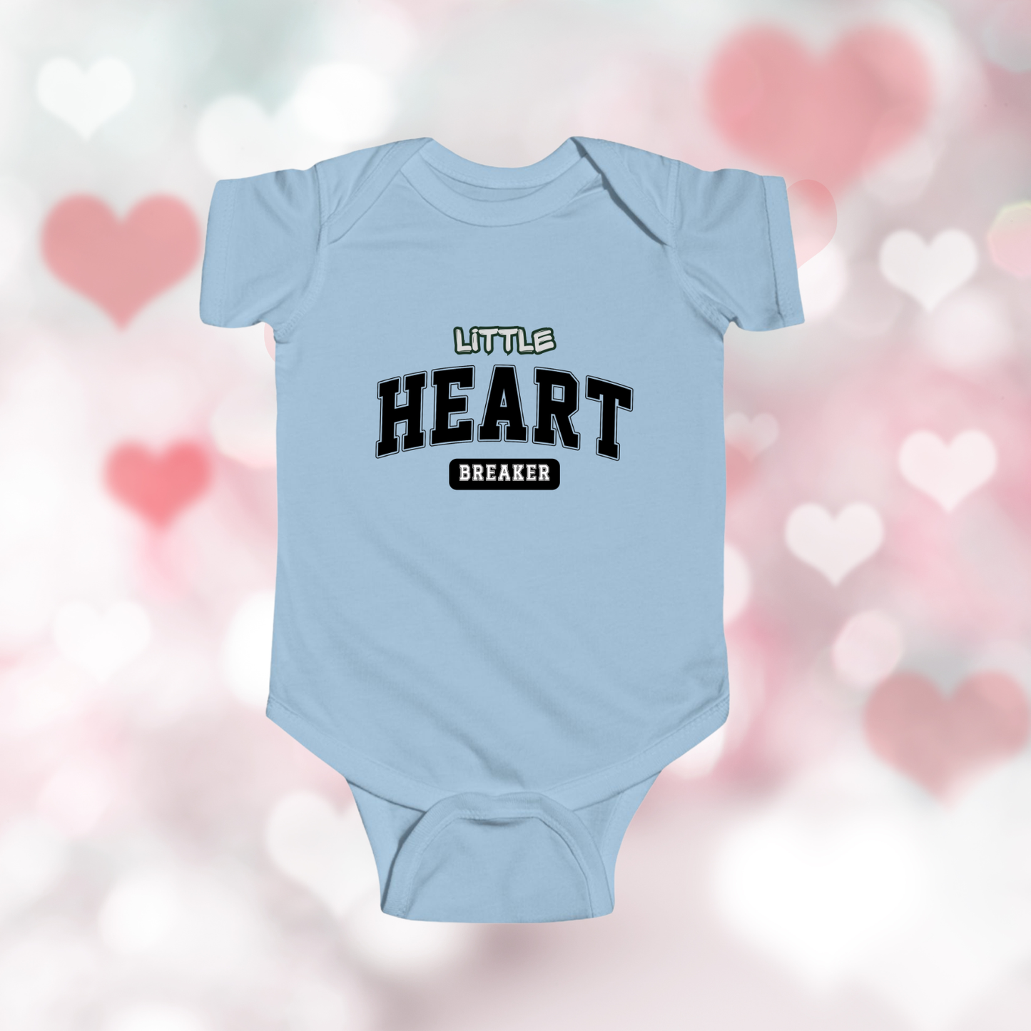 Little Heart Breaker Infant Short Sleeve Onesie