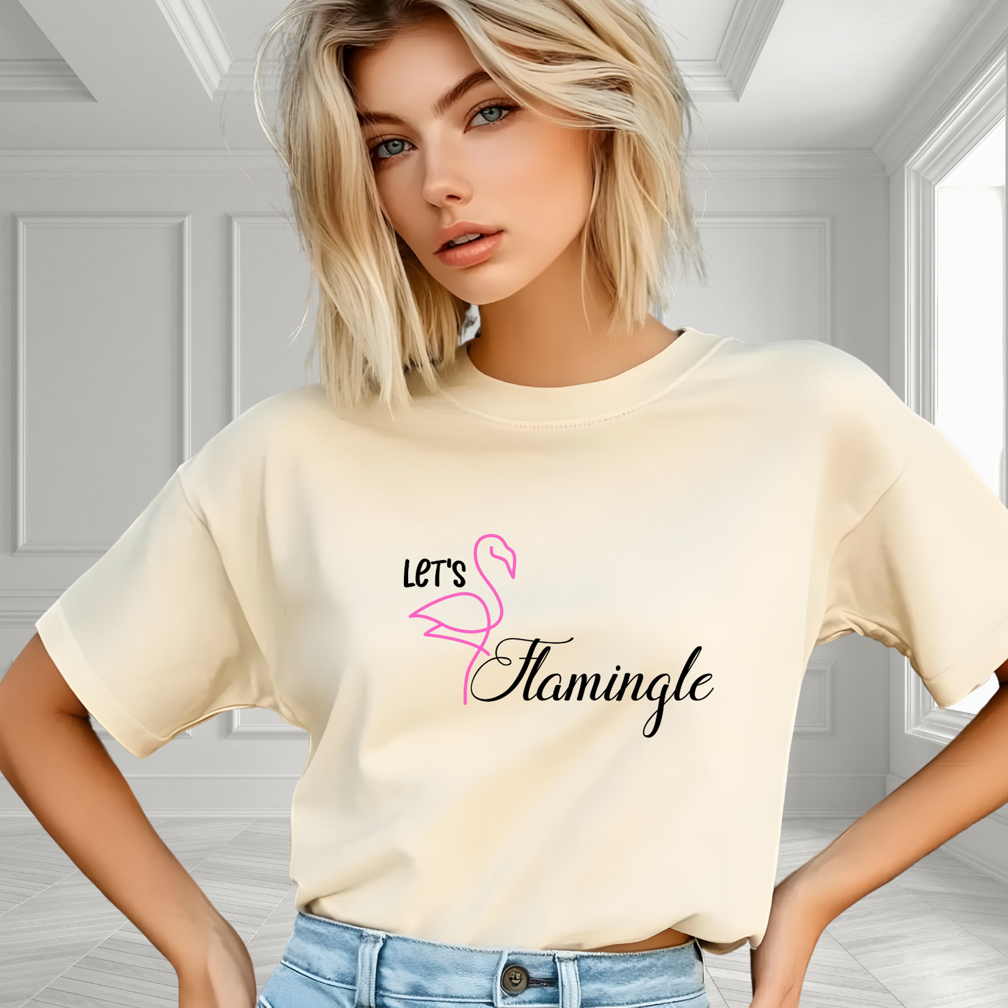 Let’s Flamingle T-Shirt