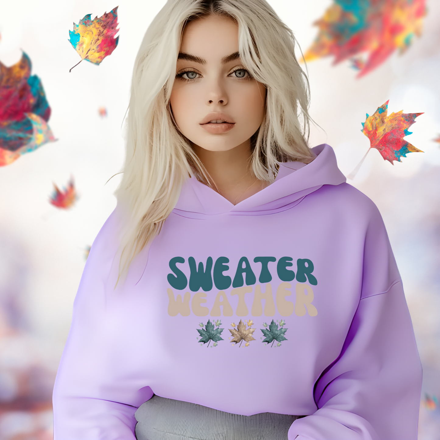 Sweater Weather Crop Hoodie