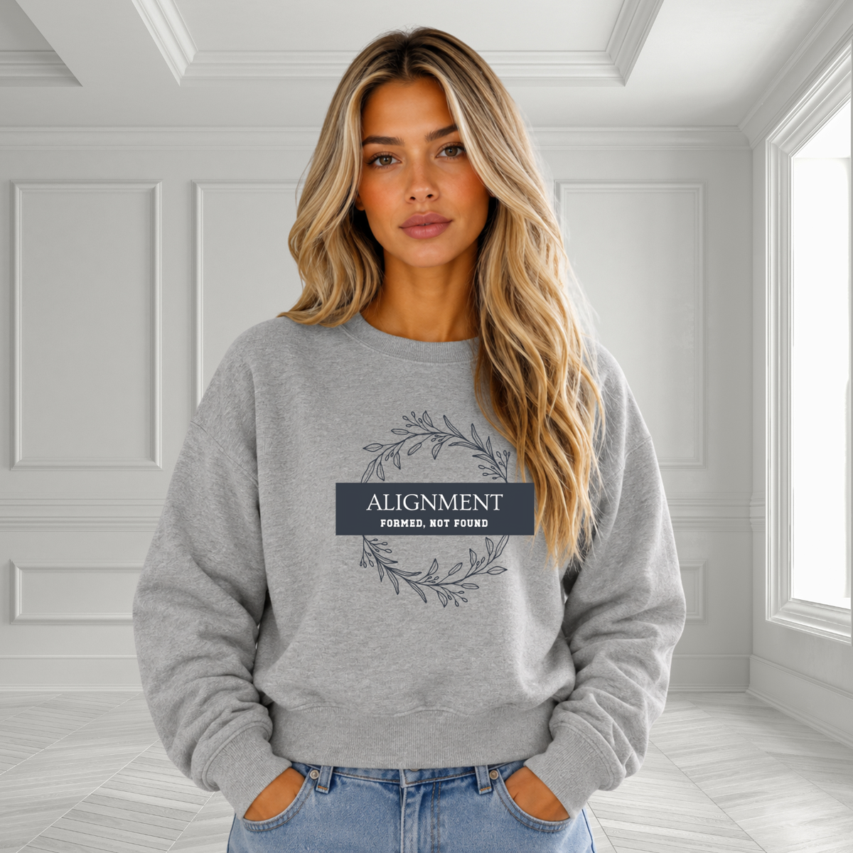 Alignment -Formed, Not Found Crewneck Sweatshirt