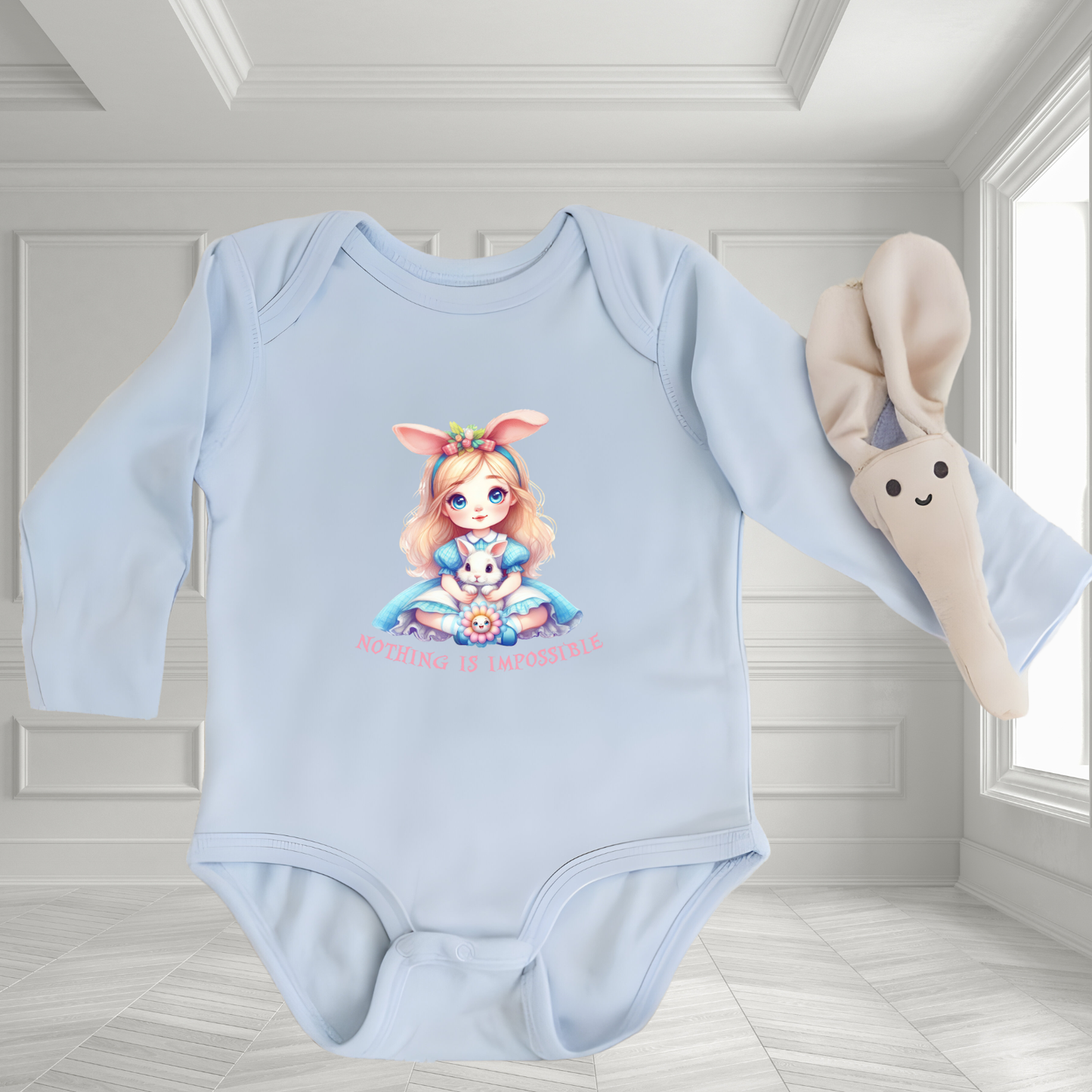 Nothing Is Impossible Infant Long Sleeve Onesie