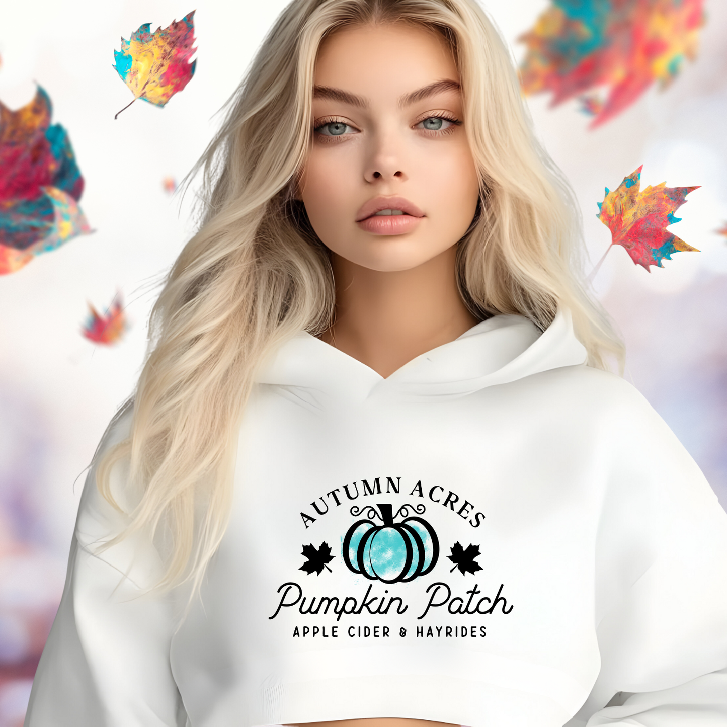 Pumpkin Patch Crop Hoodie