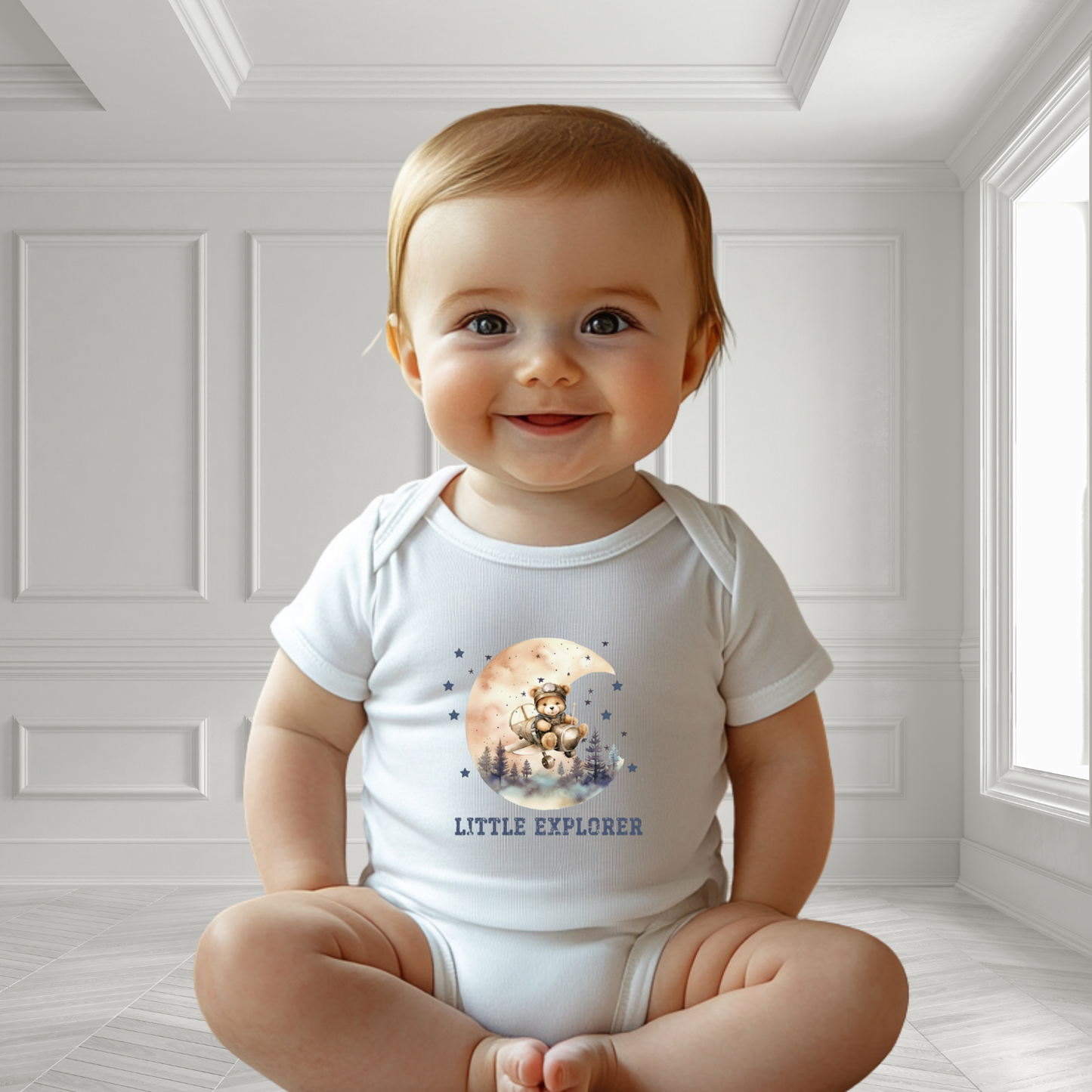 Little Explorer Infant Short Sleeve Onesie