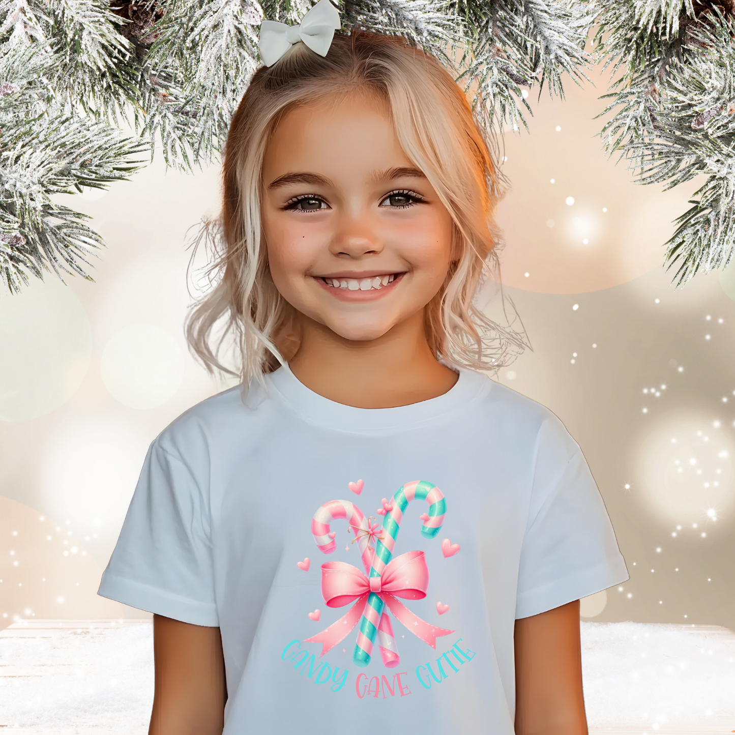 Candy Cane Cutie Kid’s T-Shirt