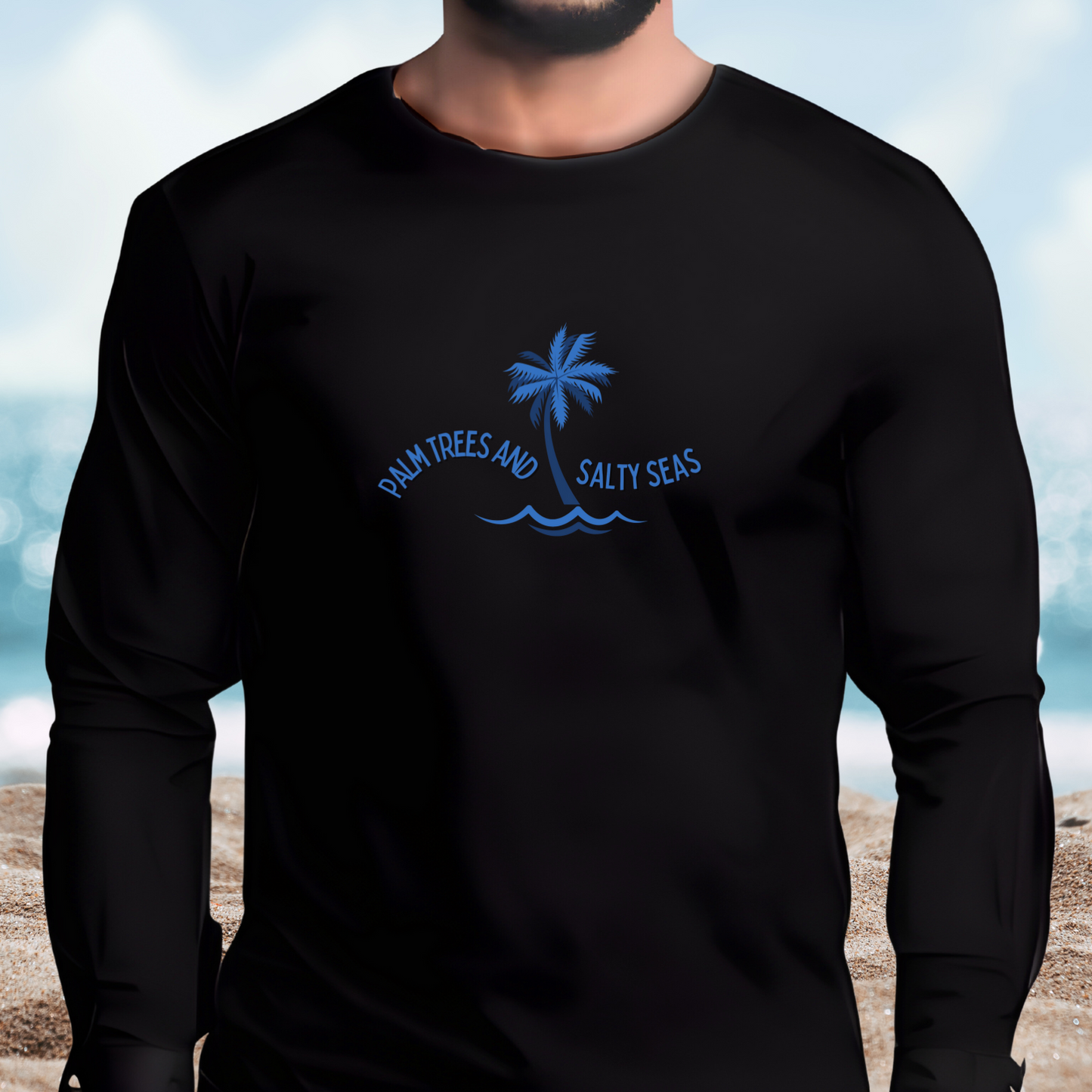 Palm Trees and Salty Seas Long Sleeve Tee