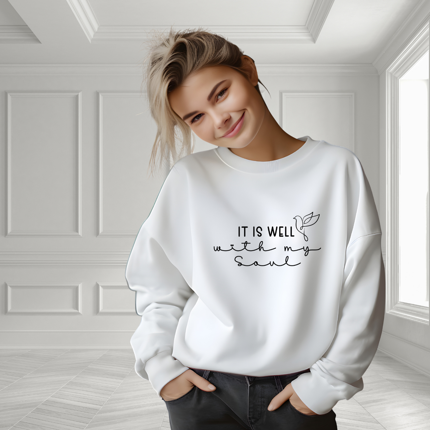 It Is Well With My Soul Crewneck Sweatshirt