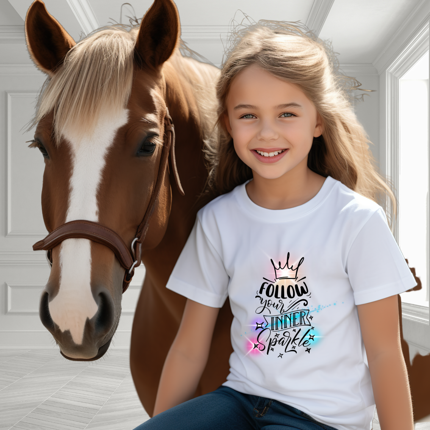 Follow Your Inner Sparkle Kid's T-Shirt