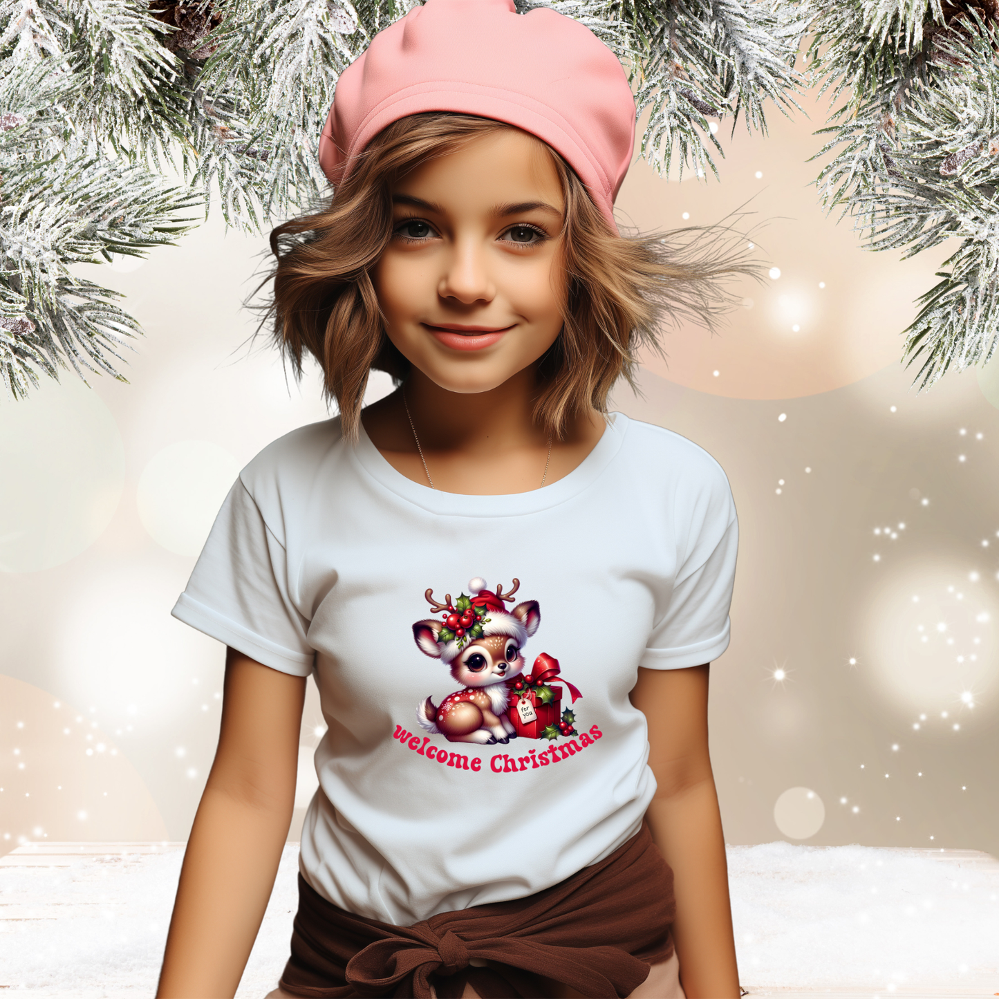 Welcome Christmas Kids T-Shirt