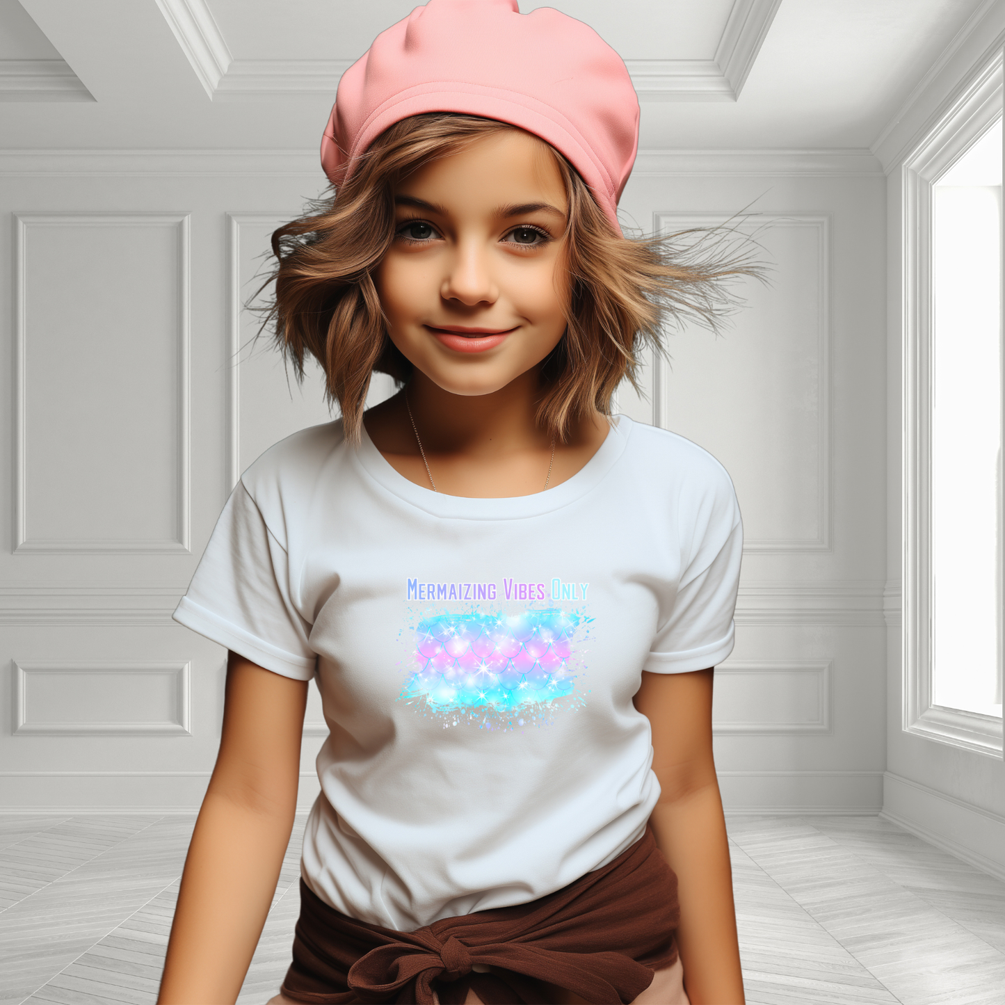 Mermaizing Vibes Only Kid's T-Shirt