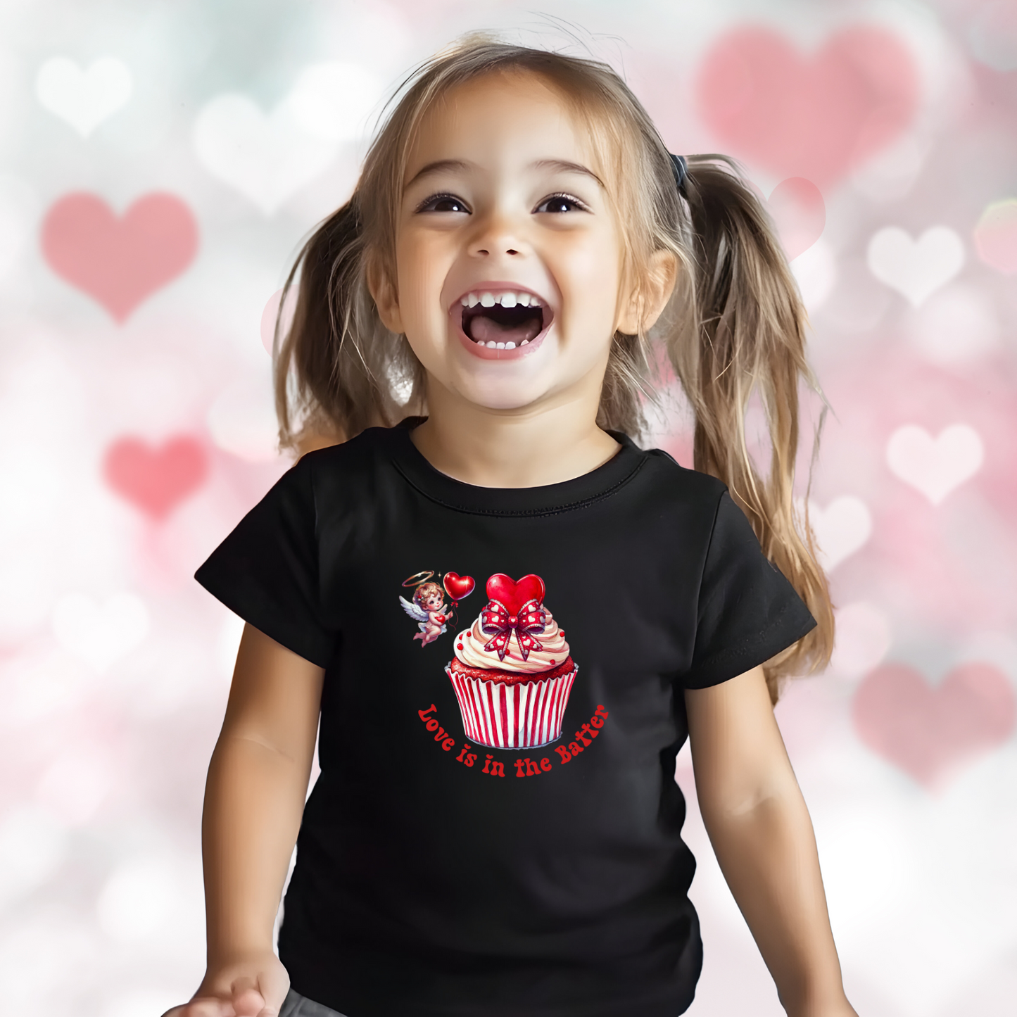 Love Is In The Batter Kid’s T-Shirt