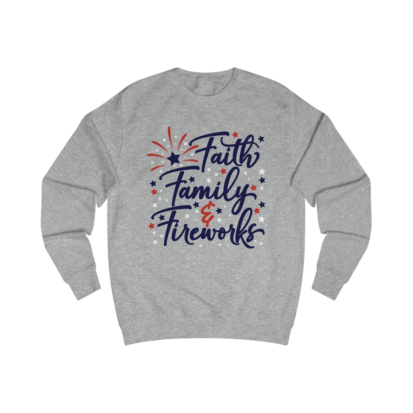 Faith Family Fireworks Crewneck Sweatshirt