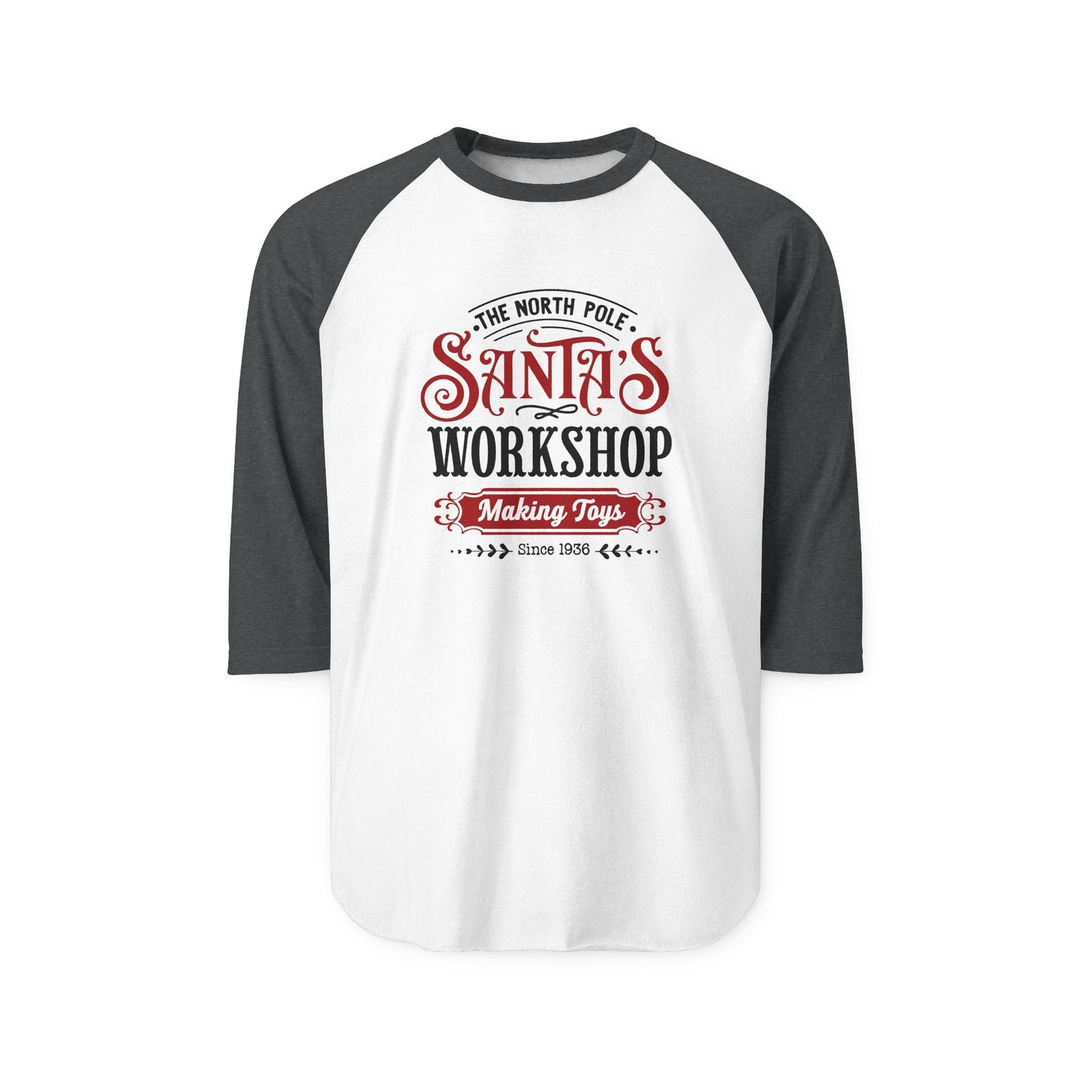Santa’s Workshop Baseball Tee