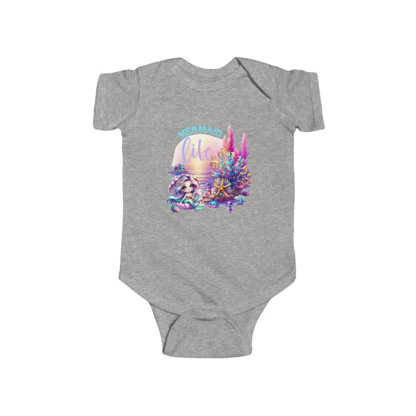 Mermaid Life Infant Short Sleeve Onesie
