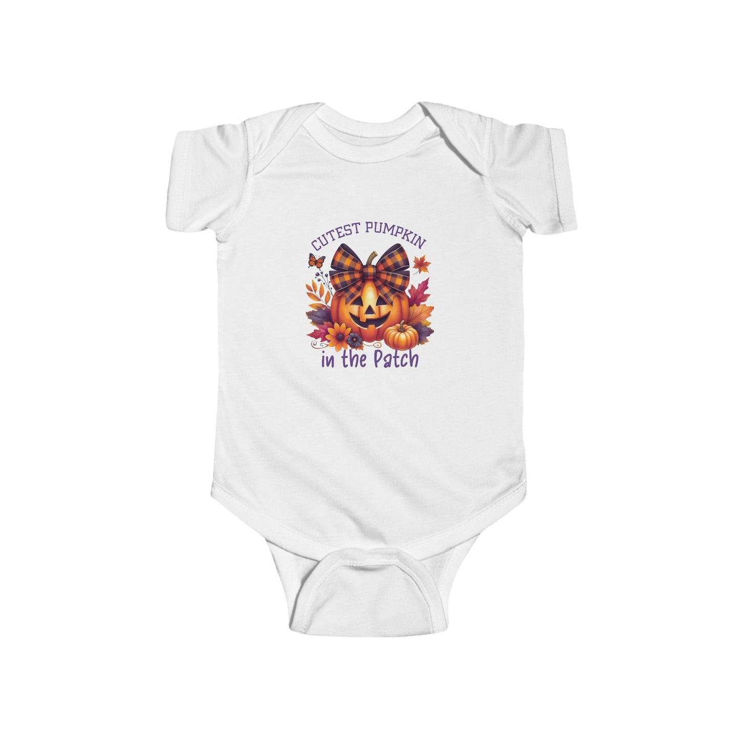 Cutest Pumpkin In The Patch Infant Short Sleeve Onesie