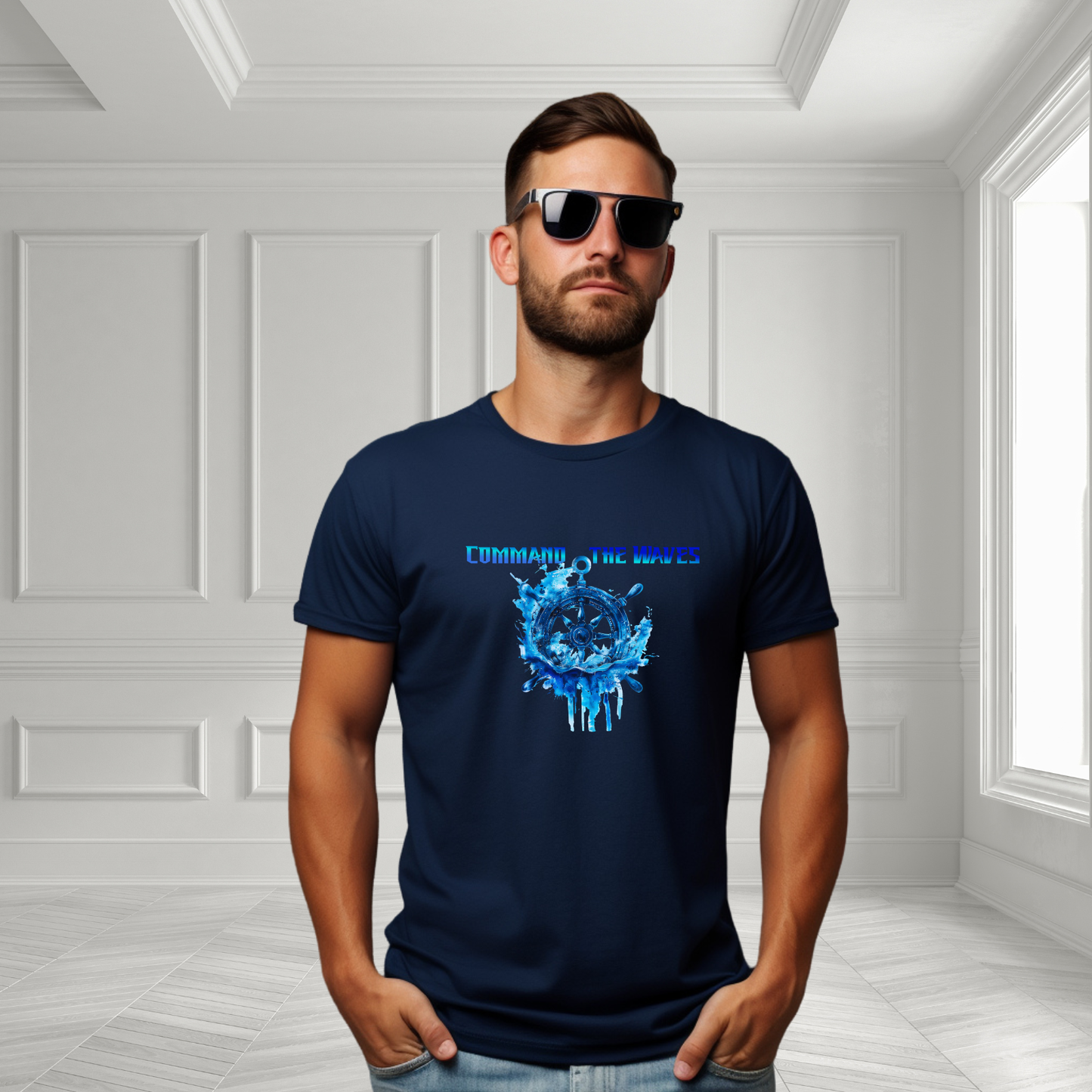 Command The Waves T-Shirt