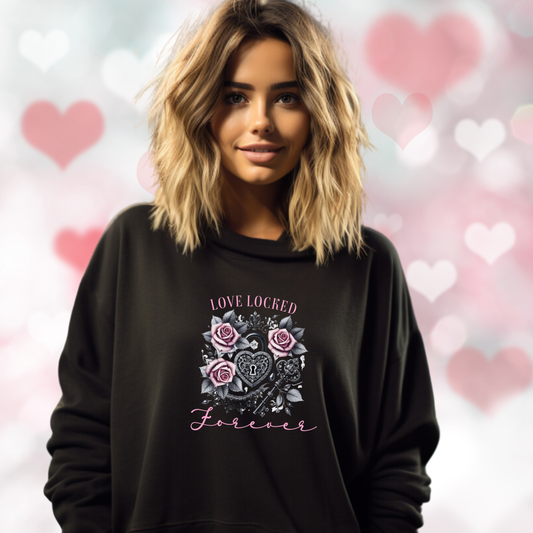 Love Locked Forever Crewneck Sweatshirt