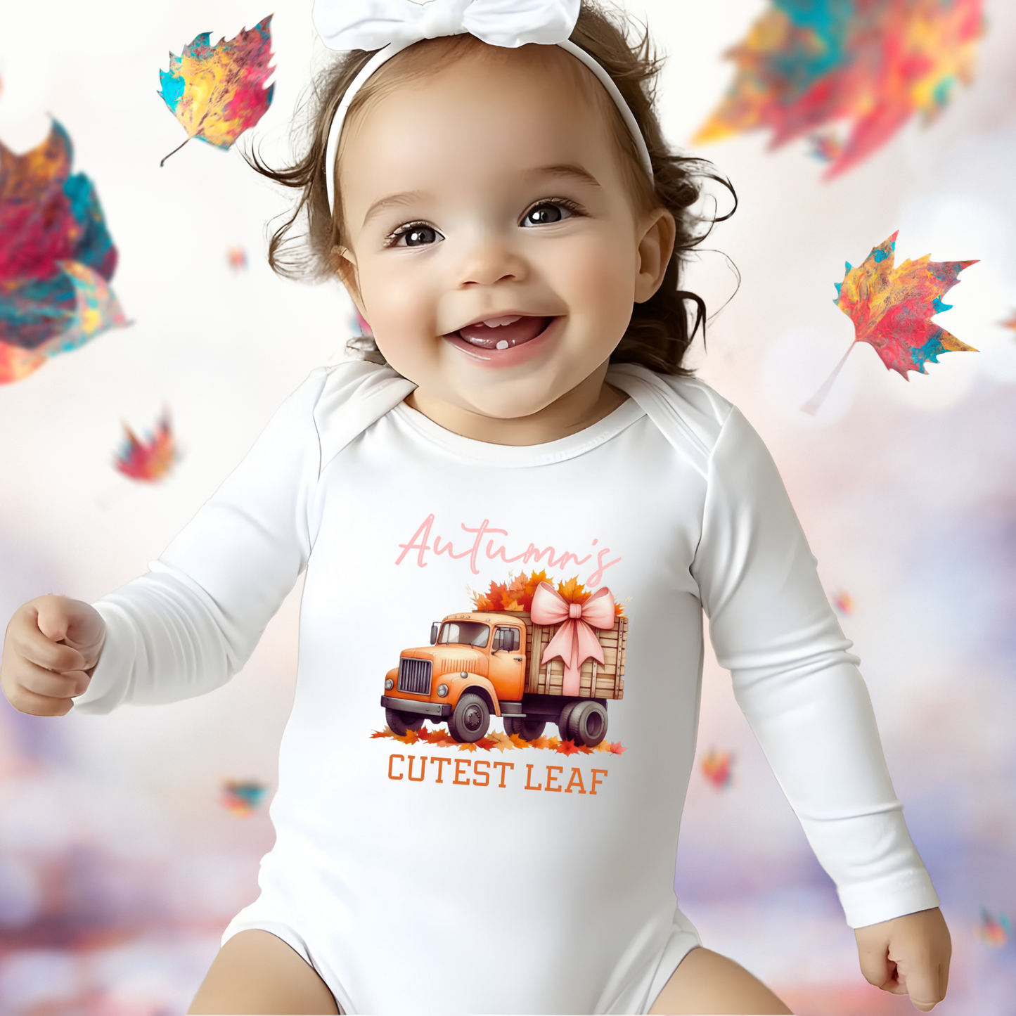 Autumn’s Cutest Leaf Infant Long Sleeve Onesie