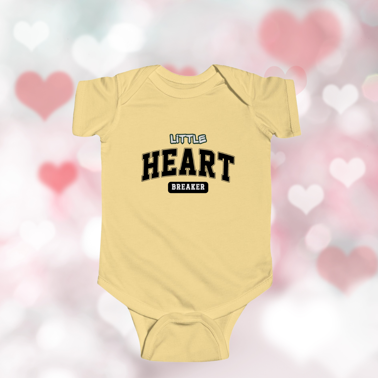 Little Heart Breaker Infant Short Sleeve Onesie