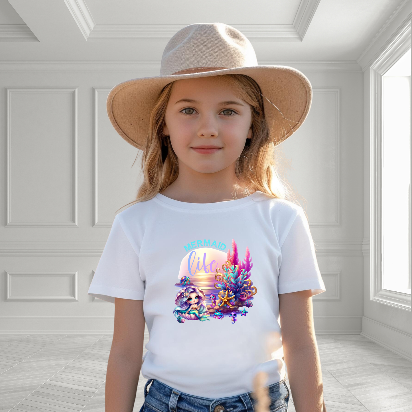 Mermaid Life Kid's T-Shirt