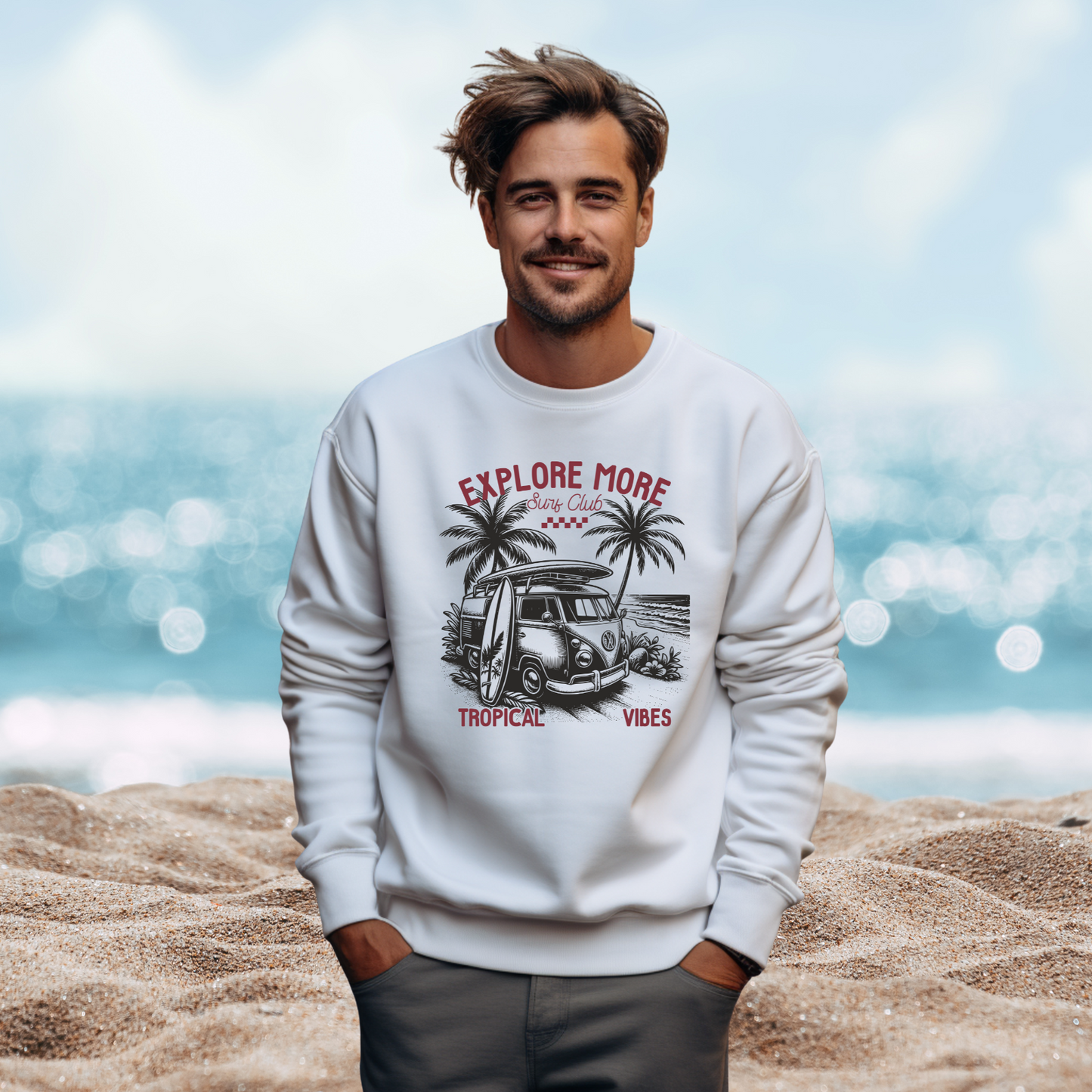 Explore More Crewneck Sweatshirt
