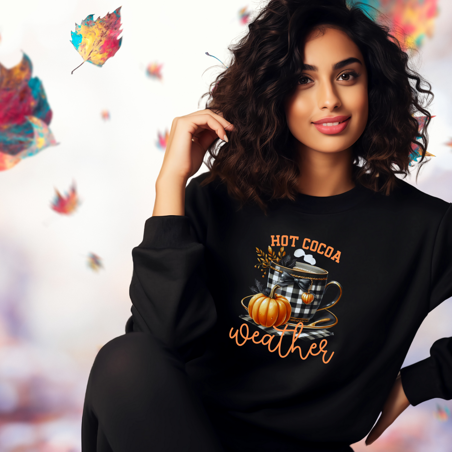 Hot Cocoa Weather Crewneck Sweatshirt