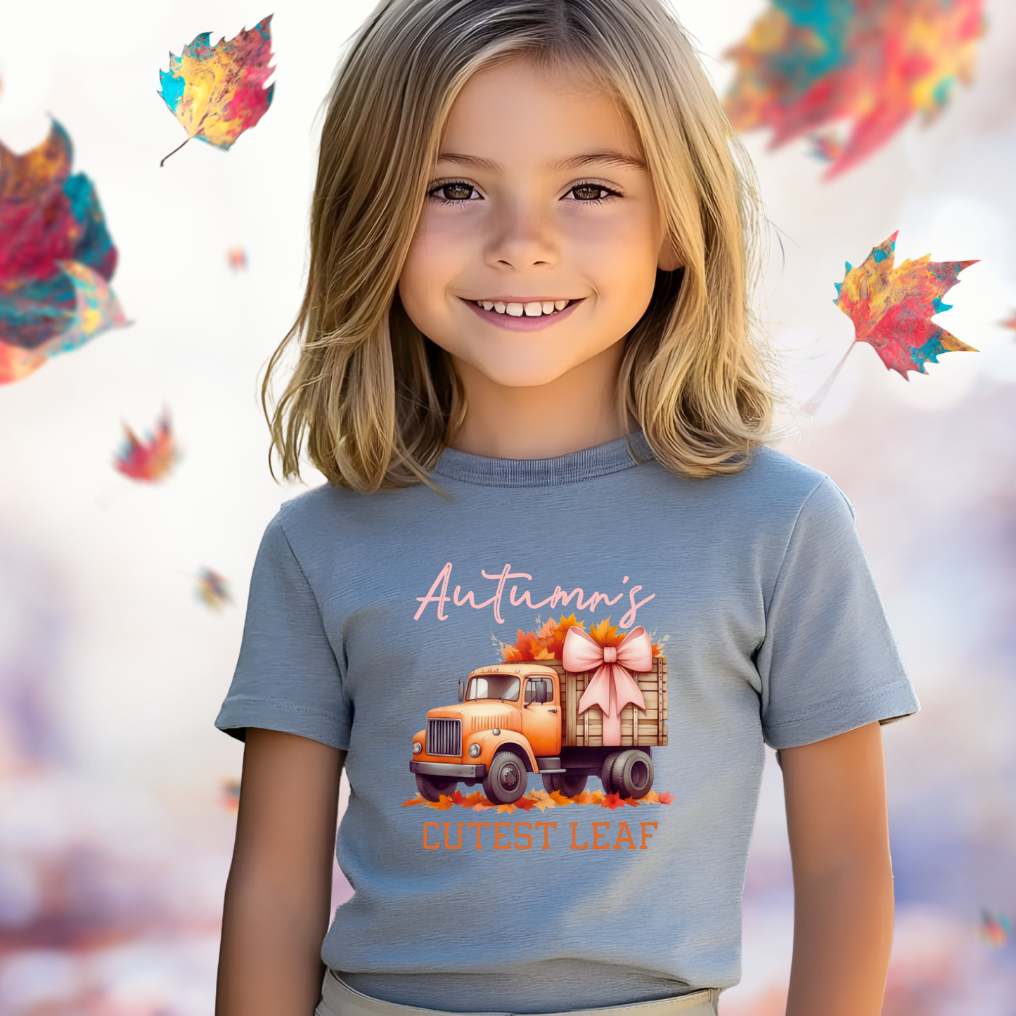 Autumn’s Cutest Leaf Kid’s T-Shirt