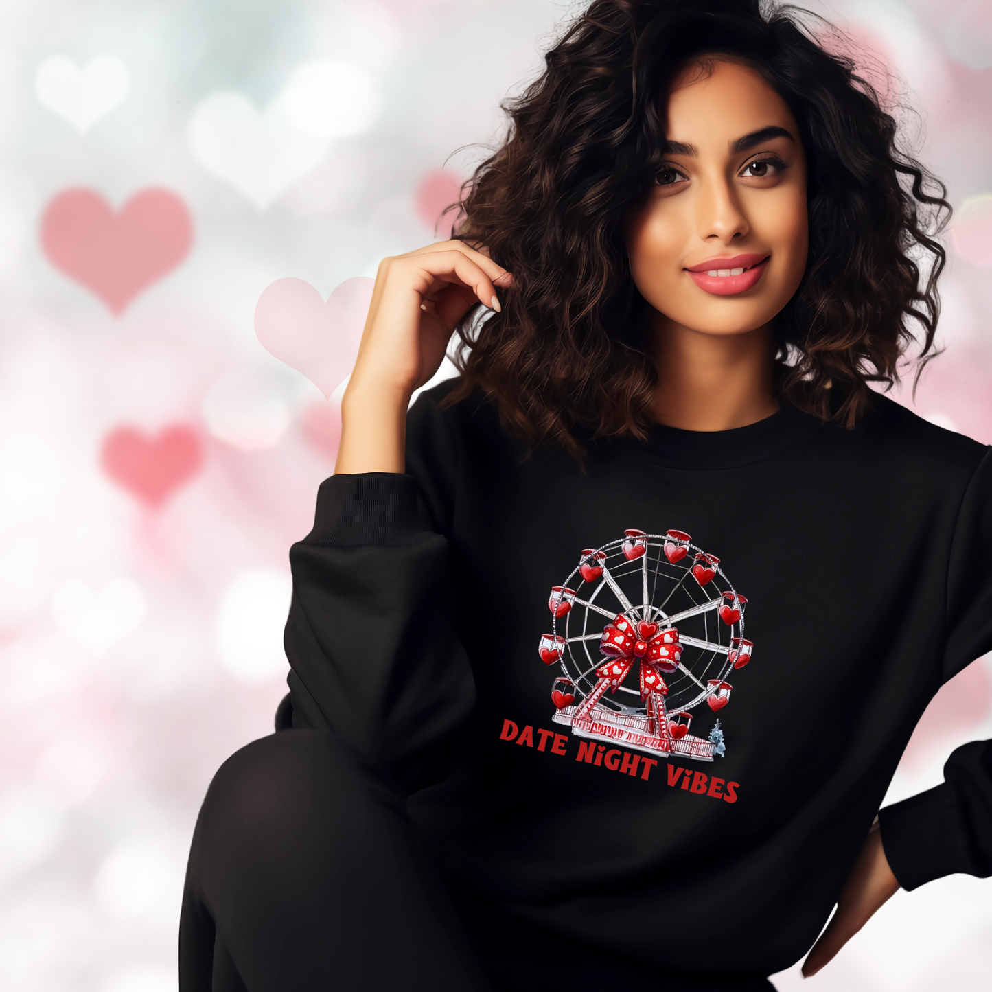 Date Night Vibes Crewneck Sweatshirt
