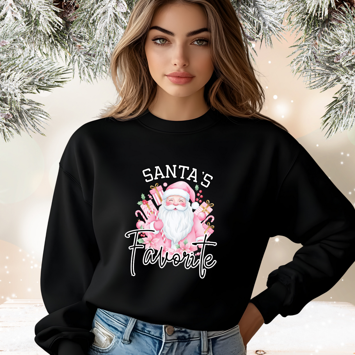 Walking In A Winter Wonderland Crewneck Sweatshirt