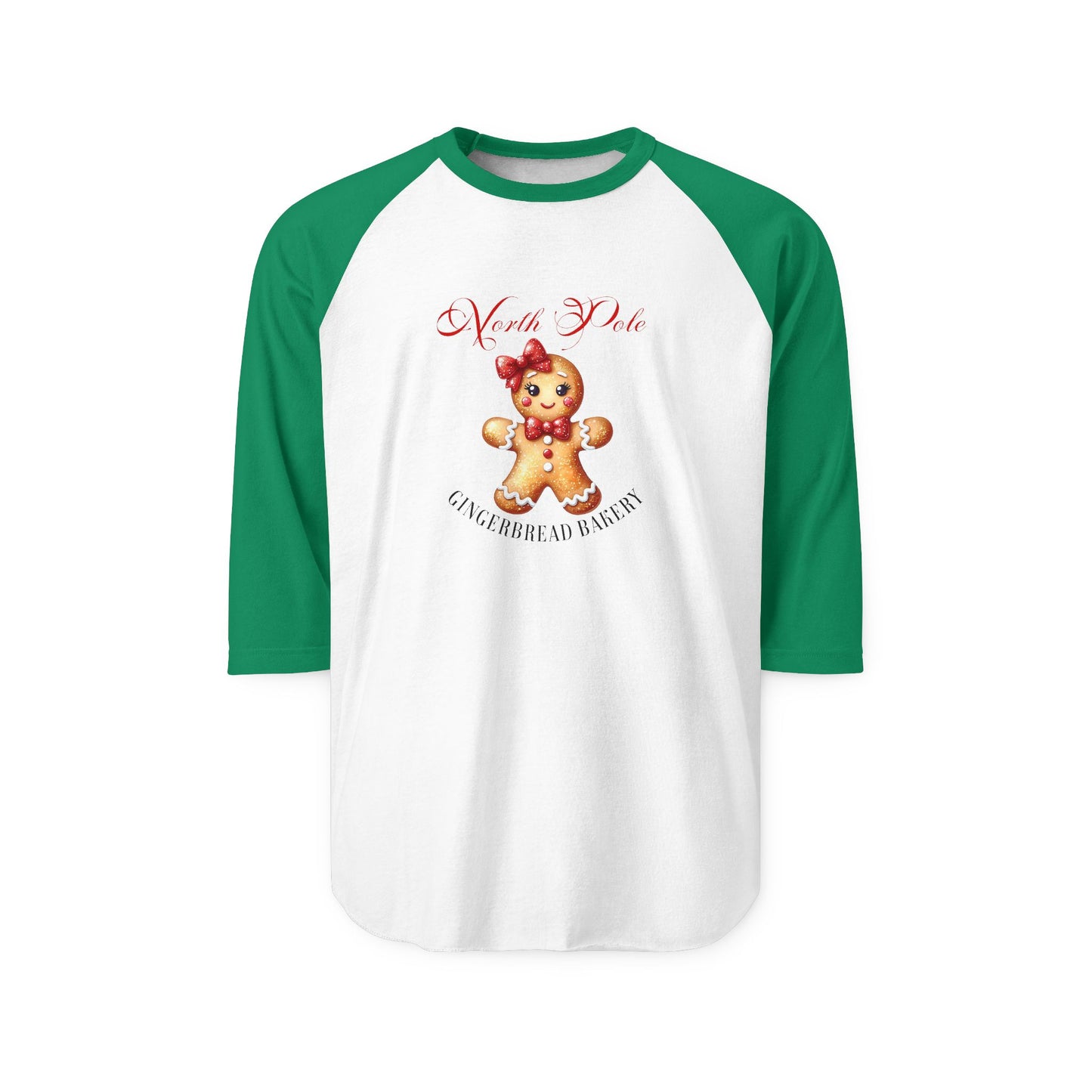 Gingerbread Bakery Baseball Tee