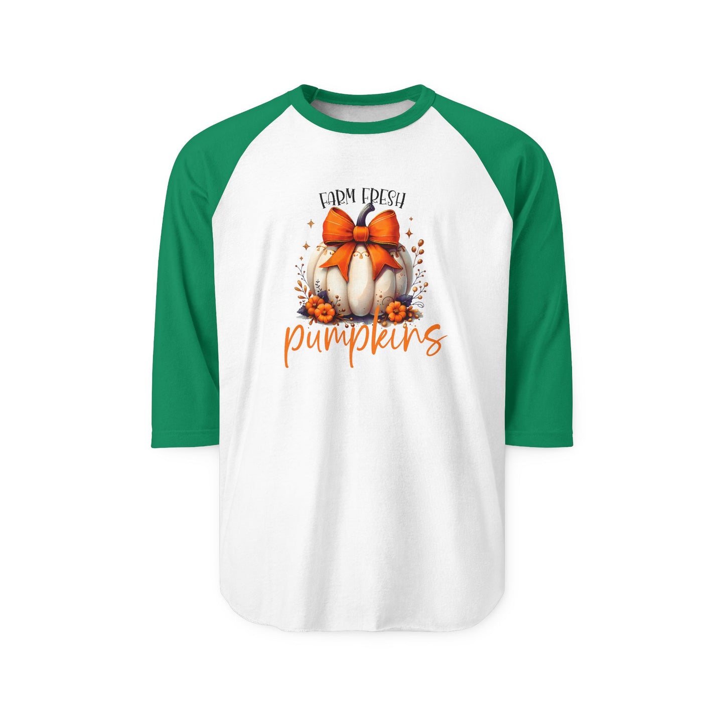 Farm Fresh Pumpkins Baseball Tee