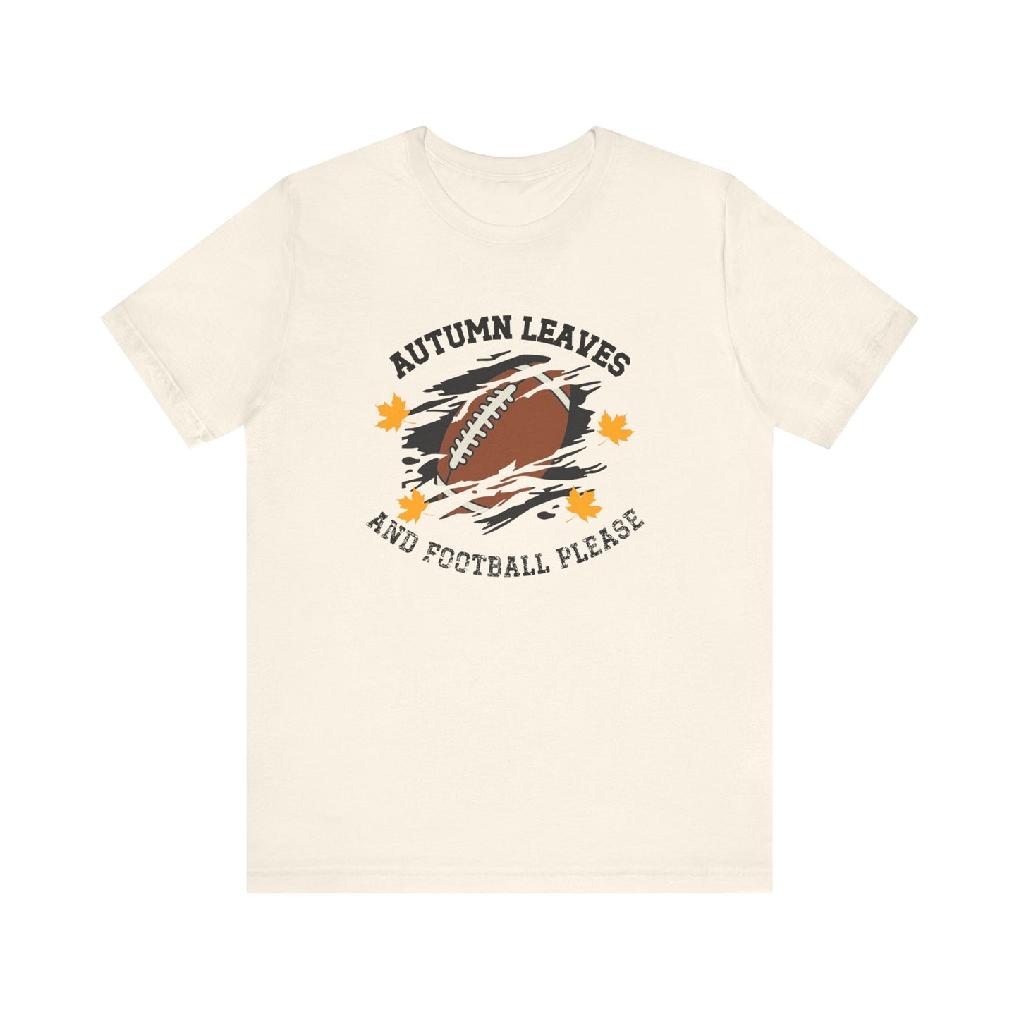 Autumn Leaves And Football Please T-Shirt