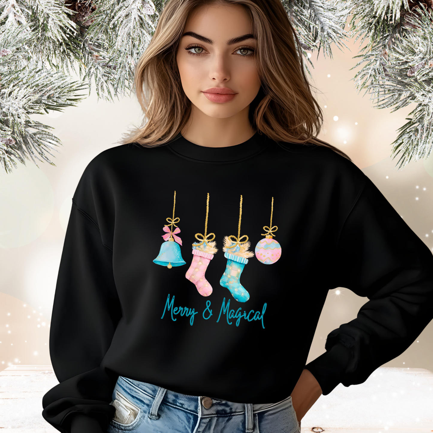 Merry And Magical Crewneck Sweatshirt
