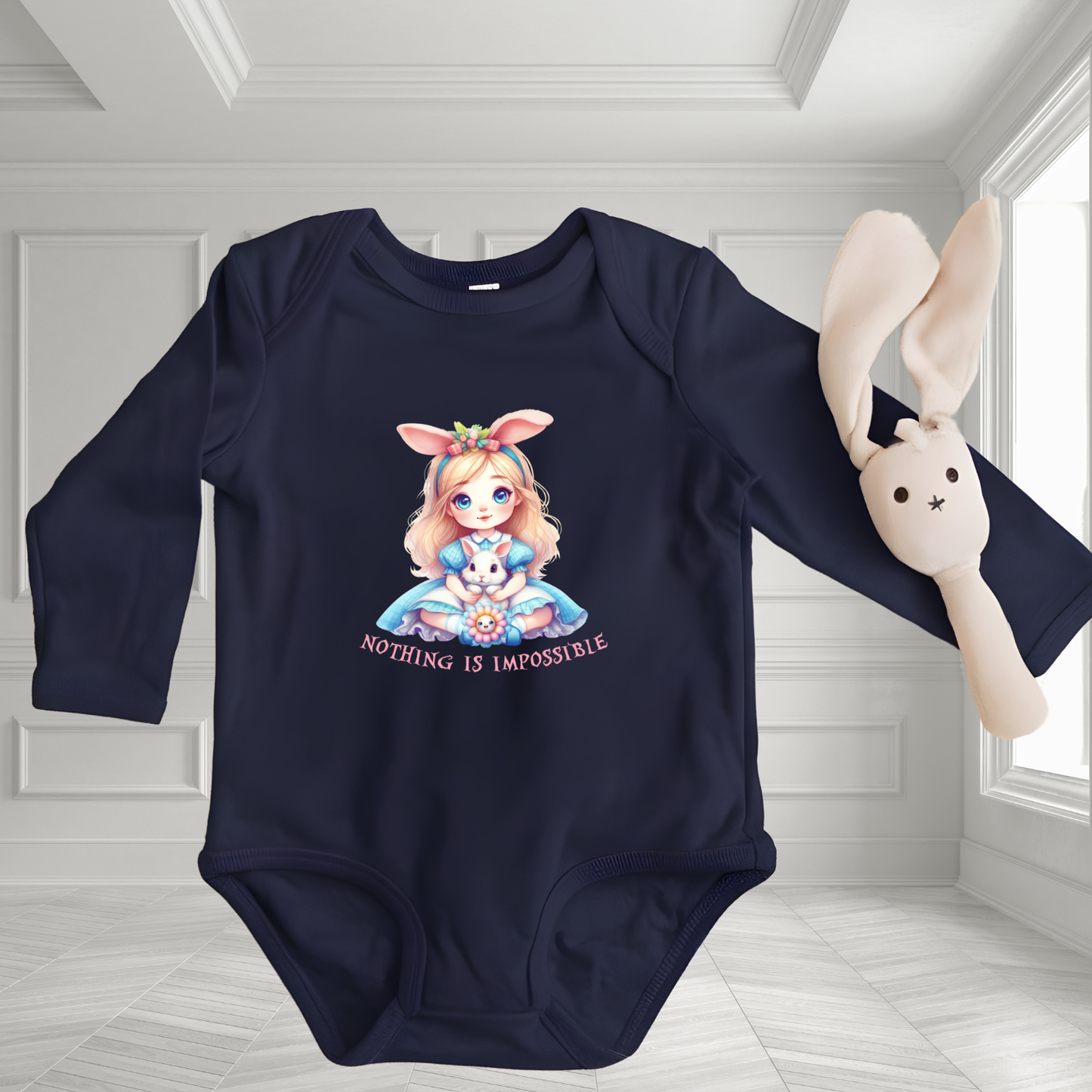 Nothing Is Impossible Infant Long Sleeve Onesie