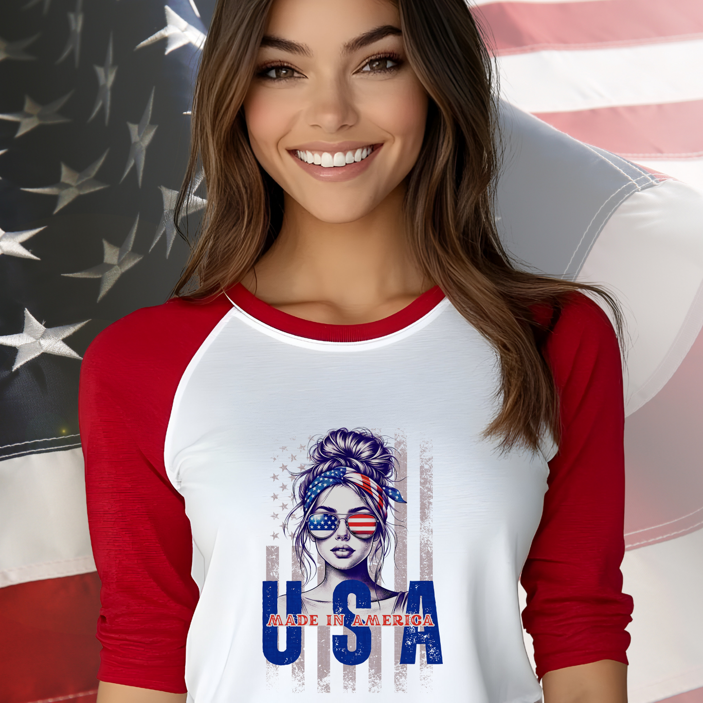 Made In America Baseball Tee